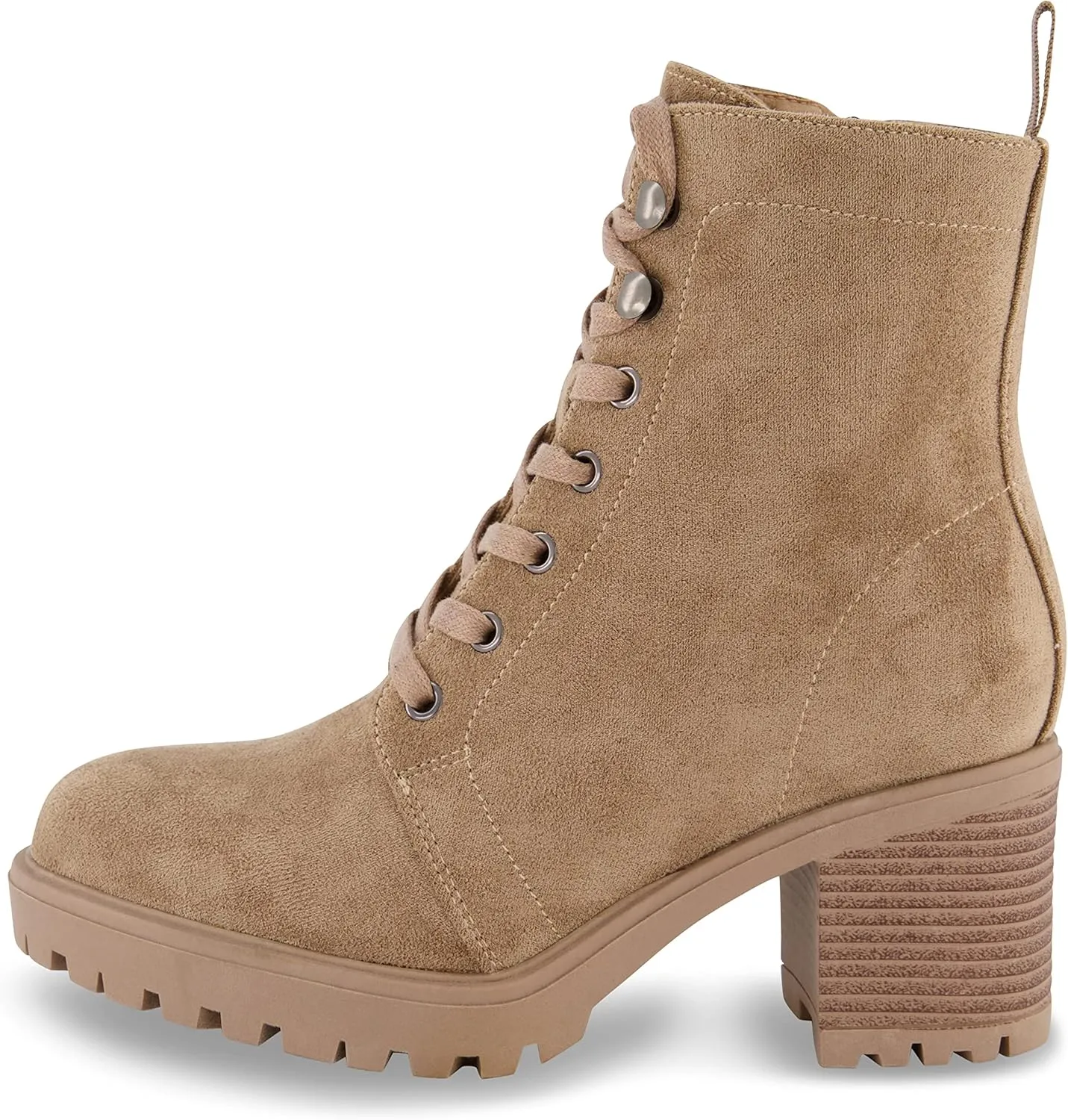 CUSHIONAIRE Women's James lace up boot  Memory Foam, Wide Widths Available