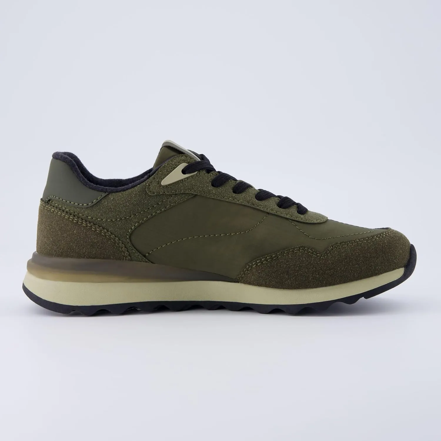 CUSHIONAIRE Women's Kicks lace up Nylon Sneaker  Comfort Foam, Wide Widths Available