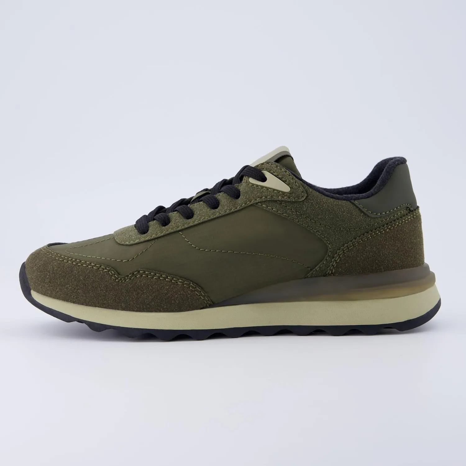 CUSHIONAIRE Women's Kicks lace up Nylon Sneaker  Comfort Foam, Wide Widths Available