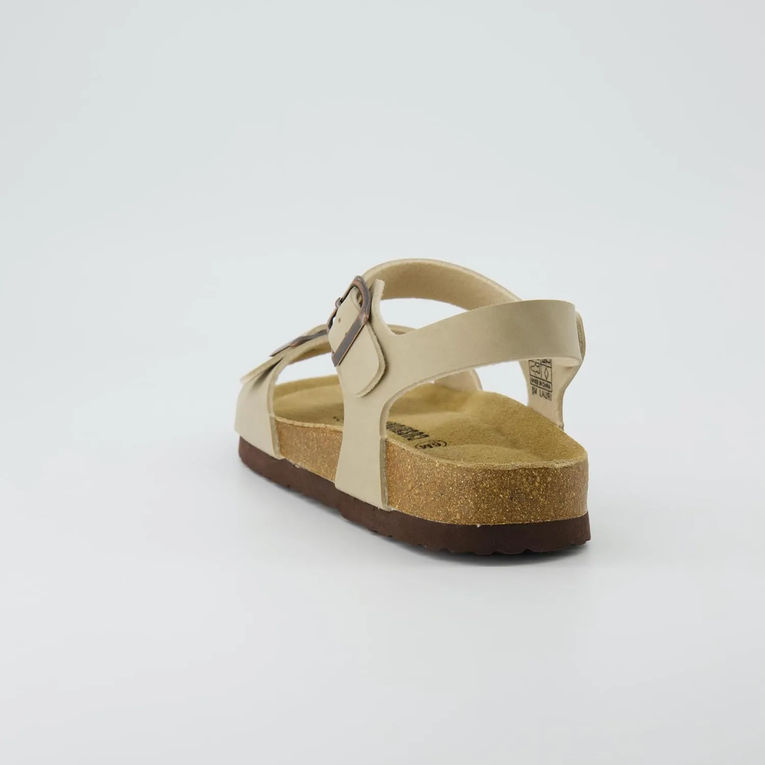 CUSHIONAIRE Women's Lauri Cork footbed Sandal with  Comfort
