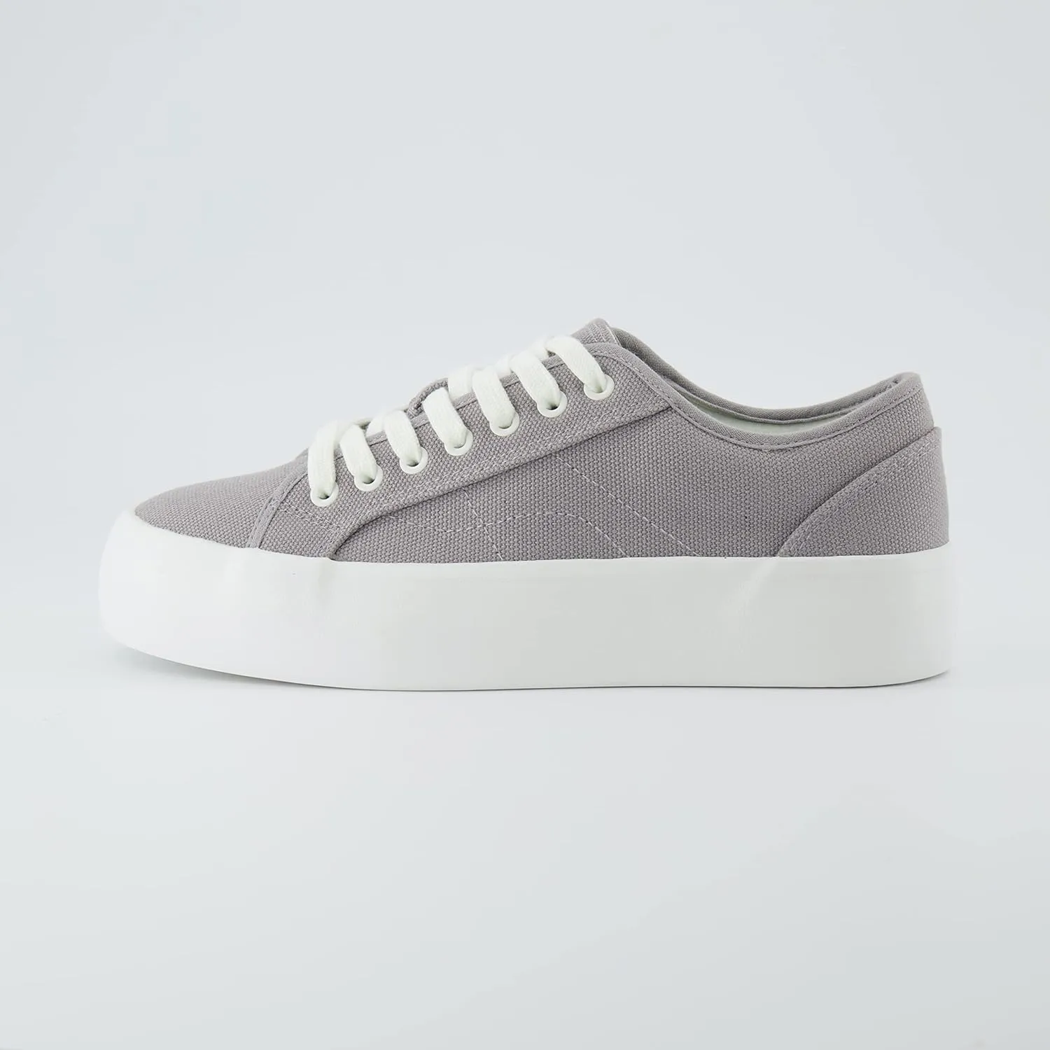CUSHIONAIRE Women's Tag Low top Canvas Sneaker  Memory Foam