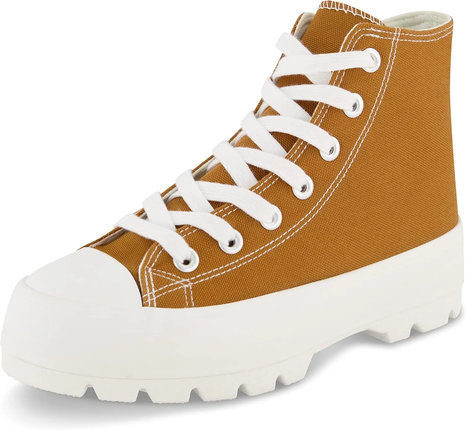 CUSHIONAIRE Women's Vespa high top Canvas Sneaker  Memory Foam and Side Zipper
