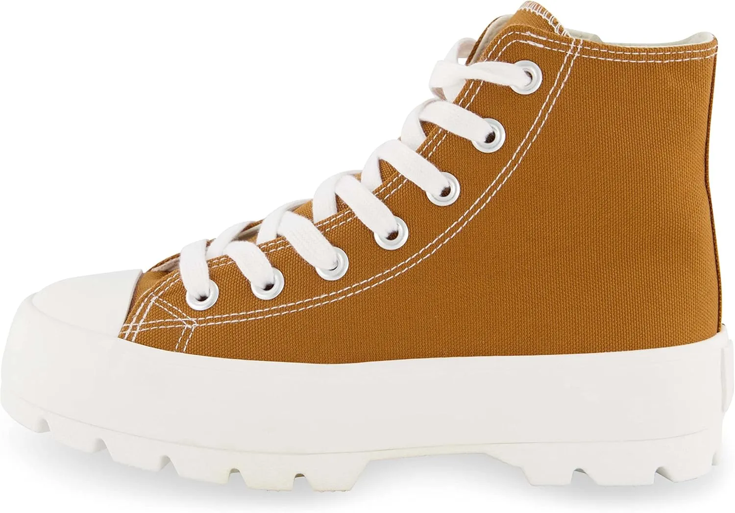 CUSHIONAIRE Women's Vespa high top Canvas Sneaker  Memory Foam and Side Zipper
