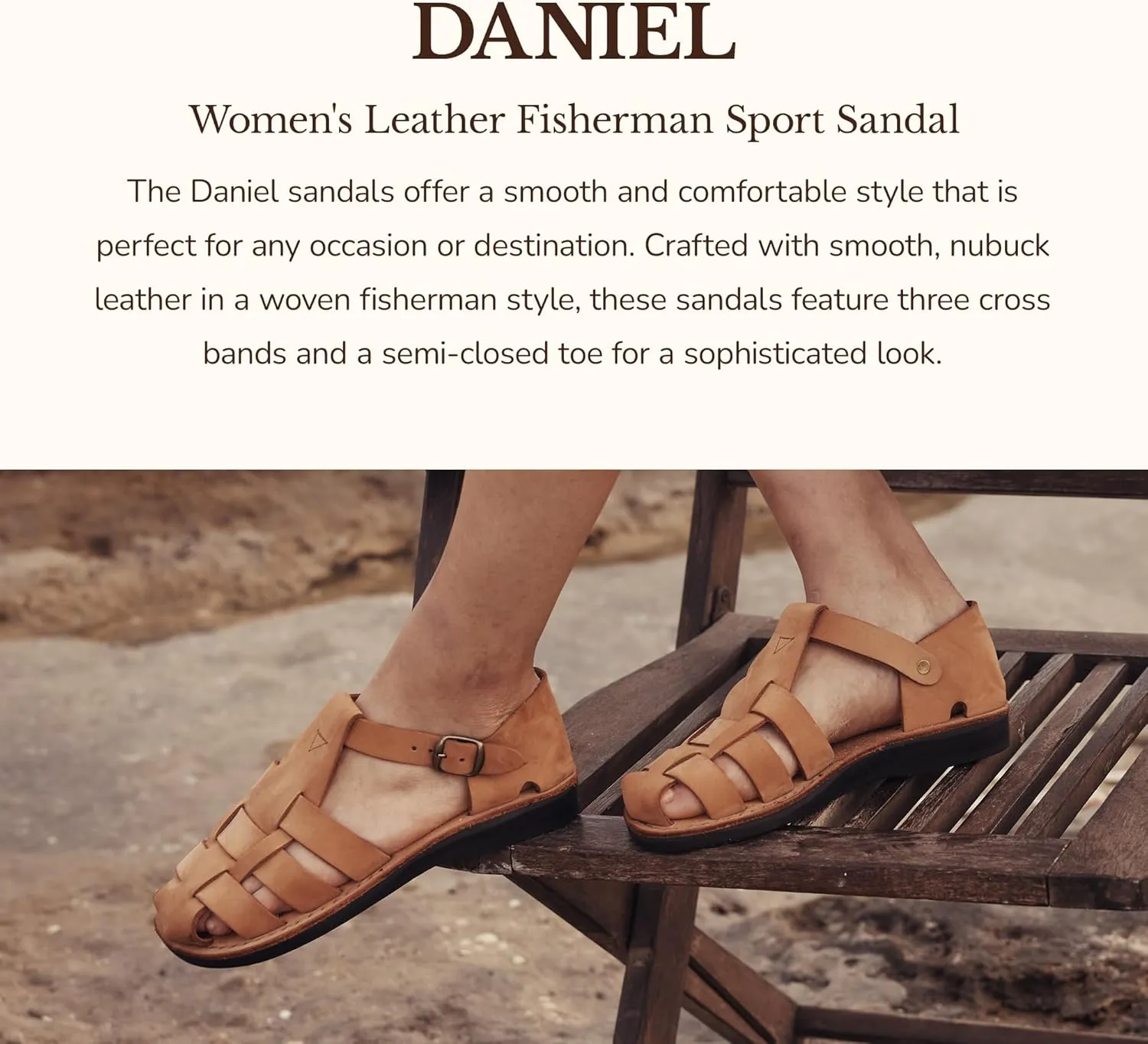 Daniel - Leather Fisherman Sport Sandal - Womens Sandals