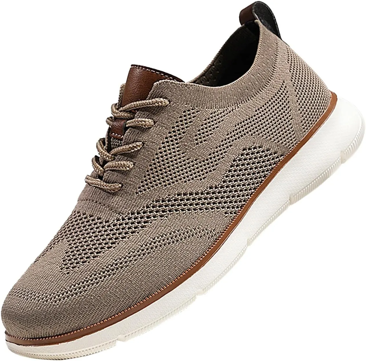 Deals of The Day Clearance Men's Breeze Shoes Knit Mesh Casual Oxfords Sneaker Breeze Mens Shoes Waterproof Sneakers Women Knit Dress Shoes Men Slip on Sneakers Woven Orthopedic