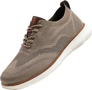 Deals of The Day Clearance Men's Breeze Shoes Knit Mesh Casual Oxfords Sneaker Breeze Mens Shoes Waterproof Sneakers Women Knit Dress Shoes Men Slip on Sneakers Woven Orthopedic