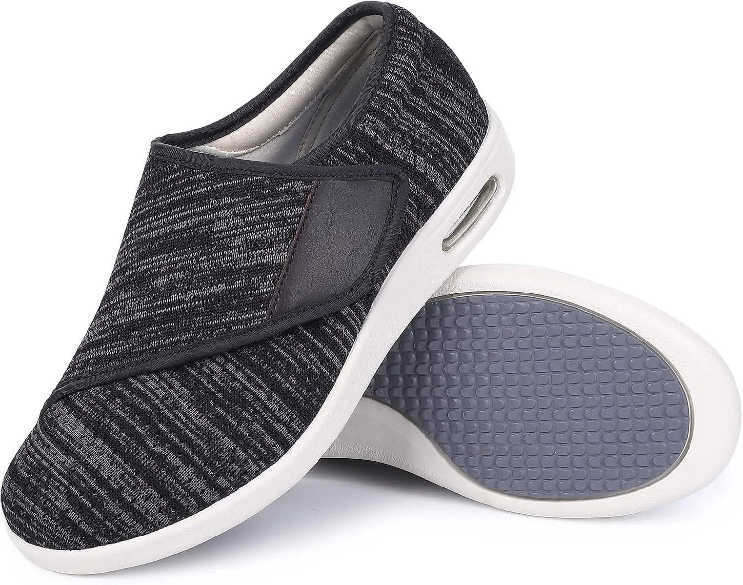 Diabetic Shoes for Women, Women's Wide Width Elderly Shoes, Adjustable Closure Lightweight Breathable, Swollen Feet Walking Edema Sneakers