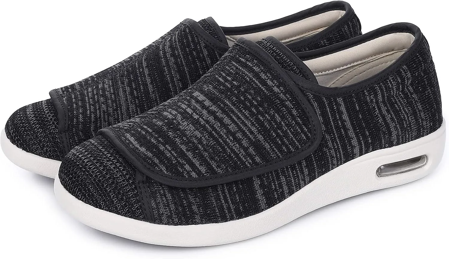 Diabetic Shoes for Women, Women's Wide Width Elderly Shoes, Adjustable Closure Lightweight Breathable, Swollen Feet Walking Edema Sneakers