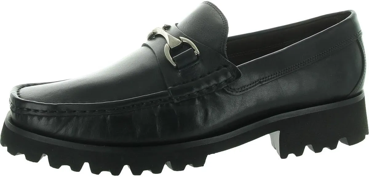 Donald J. Pliner Mens Embellished Leather Loafers