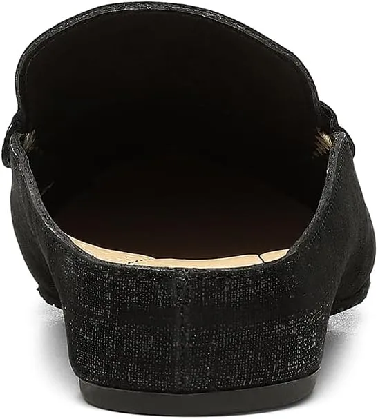 Donald Pliner Women's Bless Distressed Mules, Closed Toe Comfort Loafers, Slip On Mules for Women