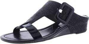 Donald Pliner Women's Ofelia Python Print Upper Cork Wedge Heel Heeled, Comfortable, Leather, Slide Sandals