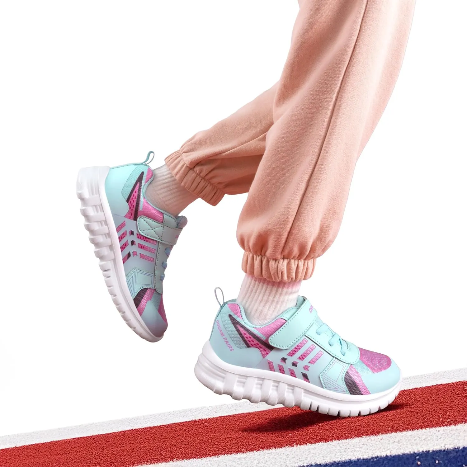 DREAM PAIRS Girls Boys Shoes Kids Tennis EZ-Ons Quicksteps School Sneakers Breathable Running Athletic Shoes
