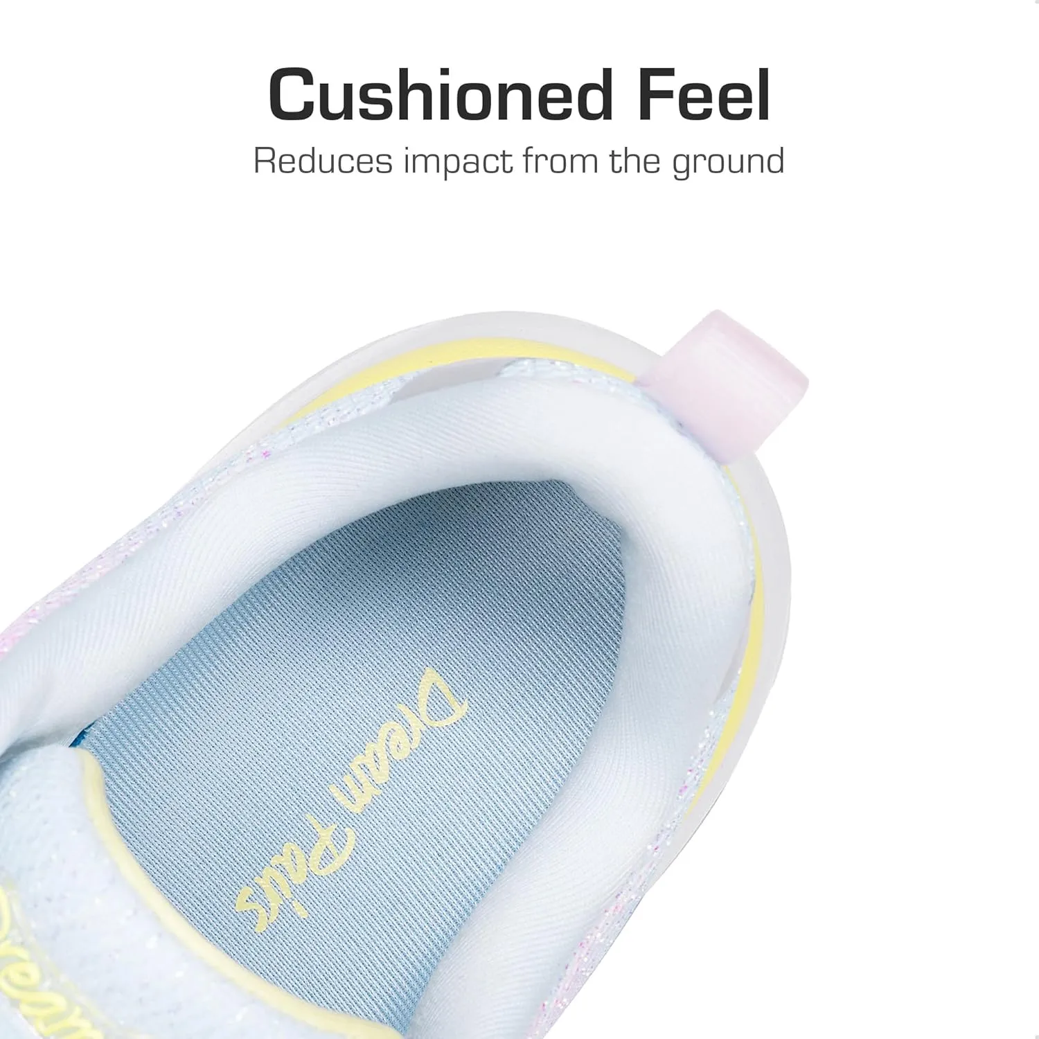 DREAM PAIRS Girls Shoes Sneakers Kids Tennis Shoes Lightweight Lace Up Running Casual Walking Shoes