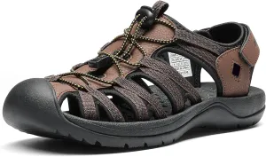 DREAM PAIRS Men's 160912-M-NEW Adventurous Summer Outdoor Sandals