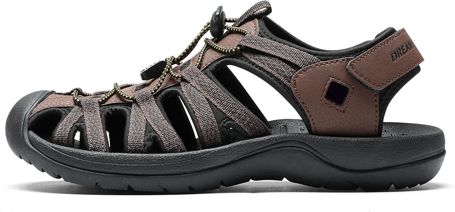 DREAM PAIRS Men's 160912-M-NEW Adventurous Summer Outdoor Sandals