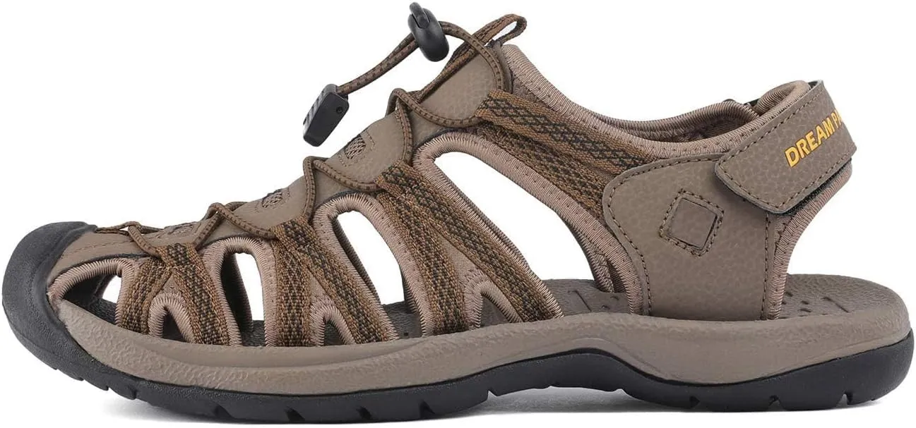 DREAM PAIRS Men's 160912-M-NEW Adventurous Summer Outdoor Sandals