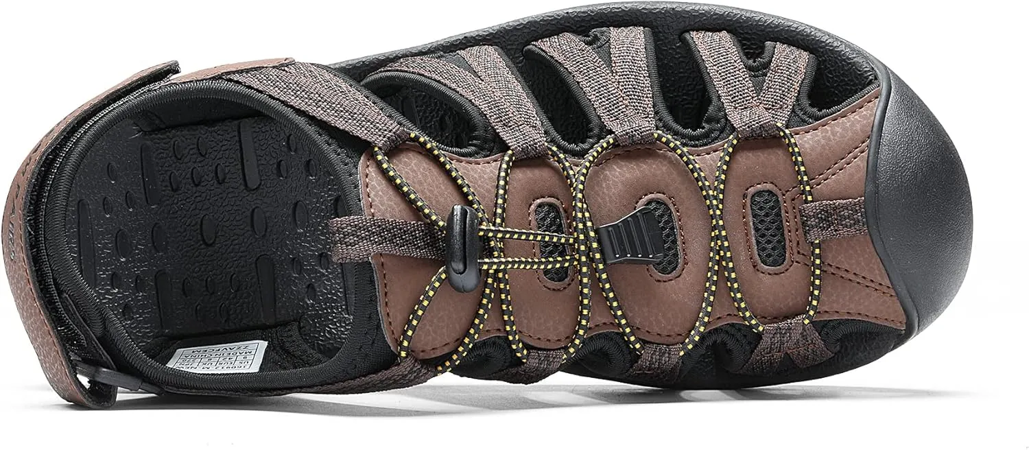 DREAM PAIRS Men's 160912-M-NEW Adventurous Summer Outdoor Sandals