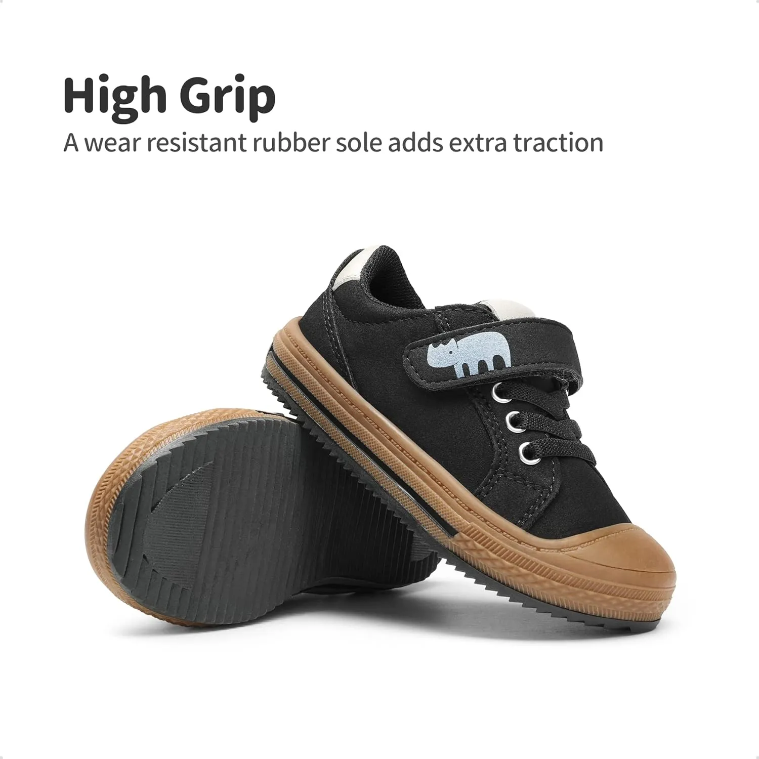 DREAM PAIRS Toddler Boys Girls Sneakers Casual Lightweight Kids Storybook Walking Skate Shoes