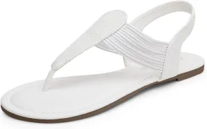 Dream Pairs Women's Elastic Strappy String Thong Ankle Strap Summer Gladiator Sandals
