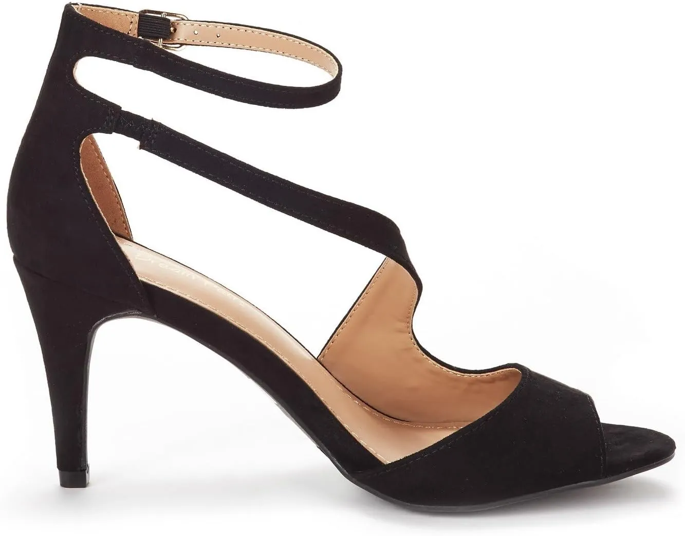 DREAM PAIRS Women's NILE Fashion Stilettos Open Toe Pump Heel Sandals