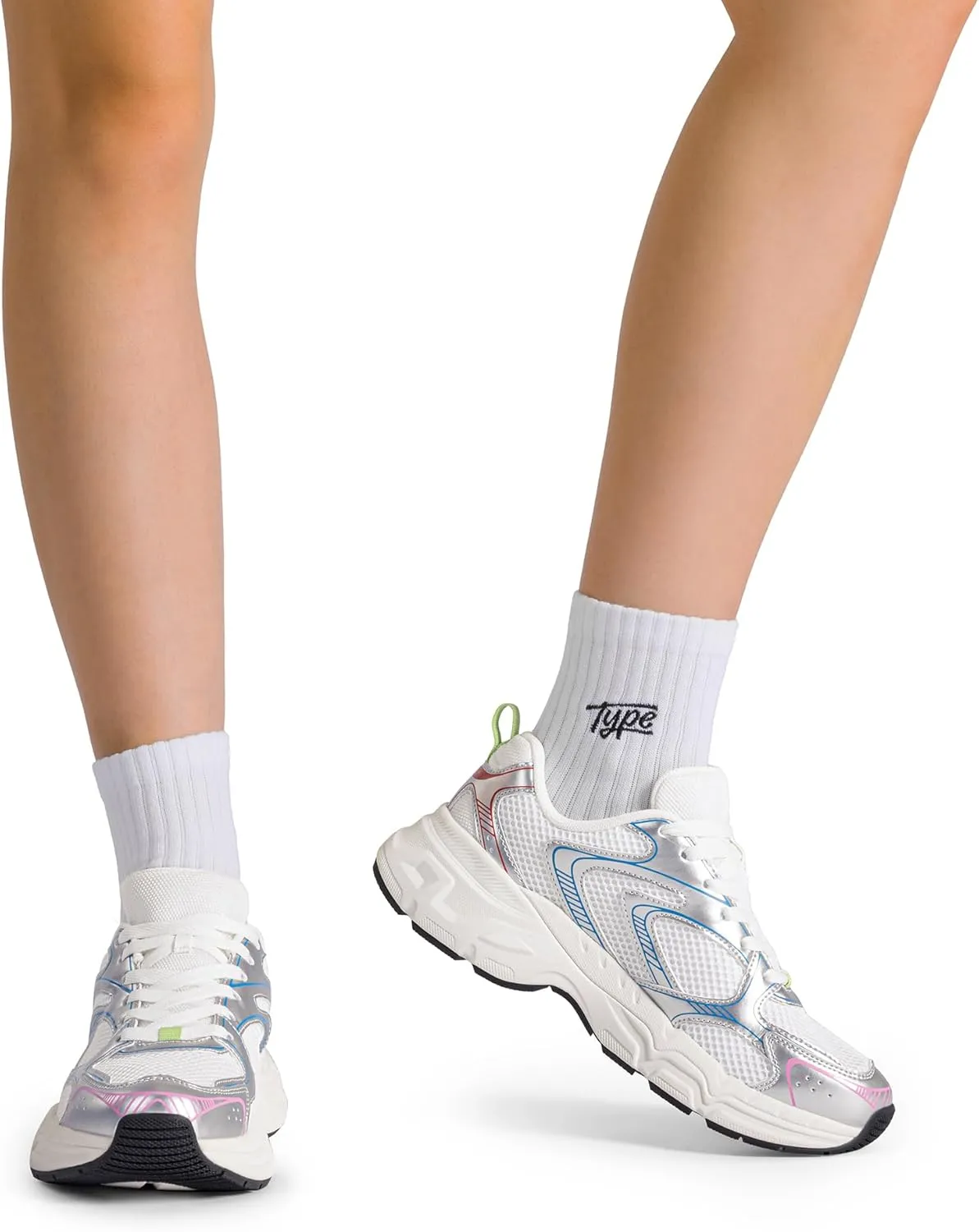 DREAM PAIRS Women's Platform Chunky Fashion Sneakers Walking Lace-Up Celi Comfortable Y2K-Style Sneakers Workout Sport Work Casual Tennis Shoes