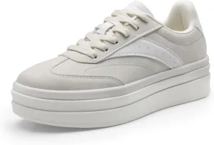 DREAM PAIRS Women's Platform Fashion Sneakers Chunky Casual Tennis Shoes Trendy Sneakers for Women