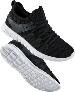 Ecetana Womens Sneakers Running Shoes Comfortable Lace Up Tennis Shoes Casual Breathable Mesh Fashion Sneakers for Walking