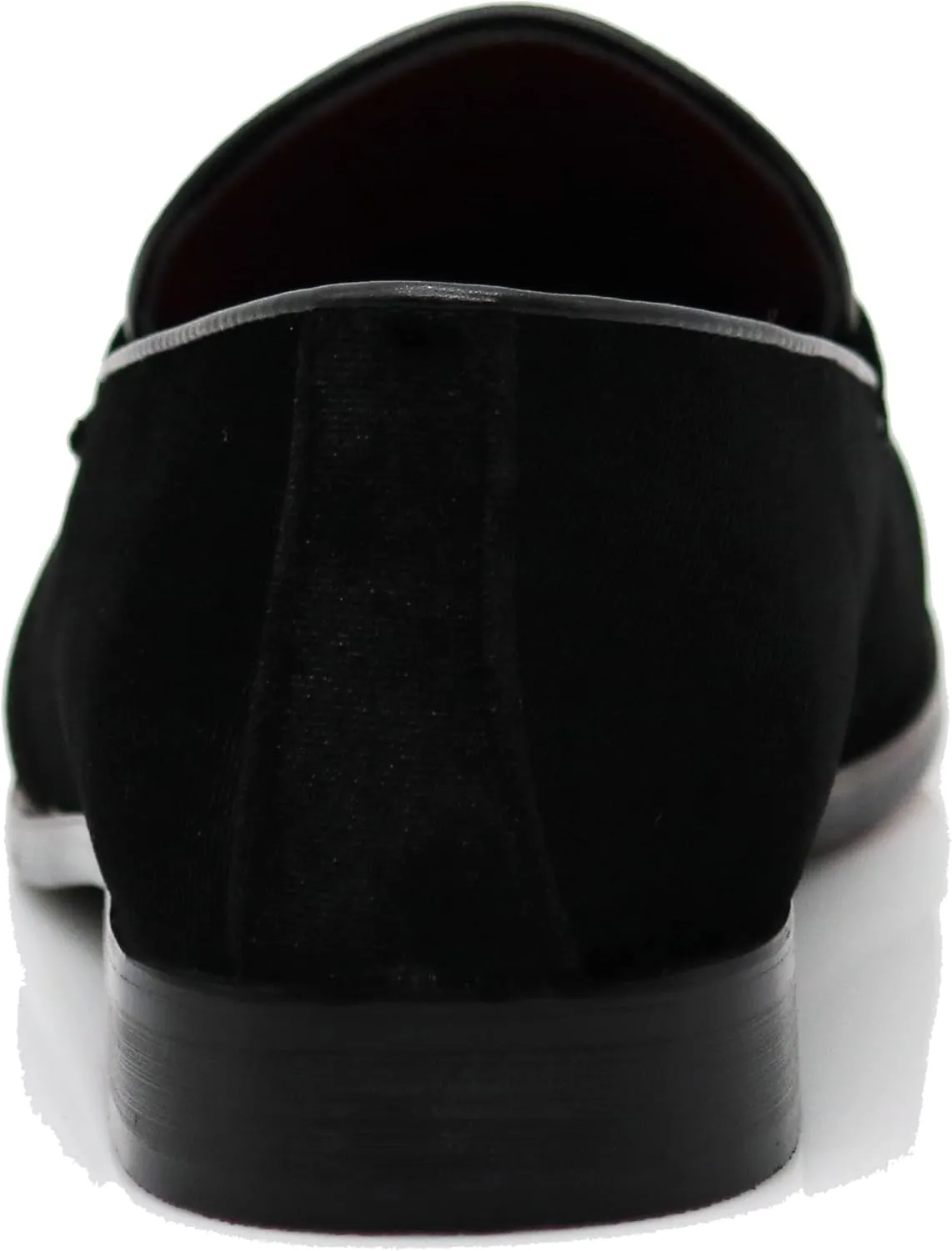 Enzo Romeo Plum05 Men's Dress Loafers Elastic Slip on with Buckle Fashion Shoes