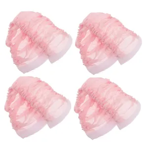 ERINGOGO 4pcs Non Slip Wheel Dust Boots for Baby Pram Wheel Covers Wheelchair Tire Covers Rv Trailer 3.54x3.54x2.75 Inches