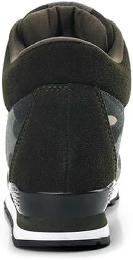 ESXGED Women's Fashion Camouflage Platform Canvas Sneakers Girl's Invisible Wedges Increase Heel Mesh-Cloth Casual Shoes
