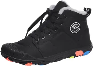 Fashion Children Boys Girls Sporsts Shoes Cotton Shoes Snow Boots Warm Thick Comfortable Lace Up Big Kids Sneakers Boys