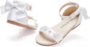 Felix & Flora Toddler Girl Sandals Open Toe Summer Flower Girl Dress Shoes