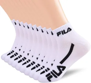 FILA Men's Racing Striped Quarter Socks