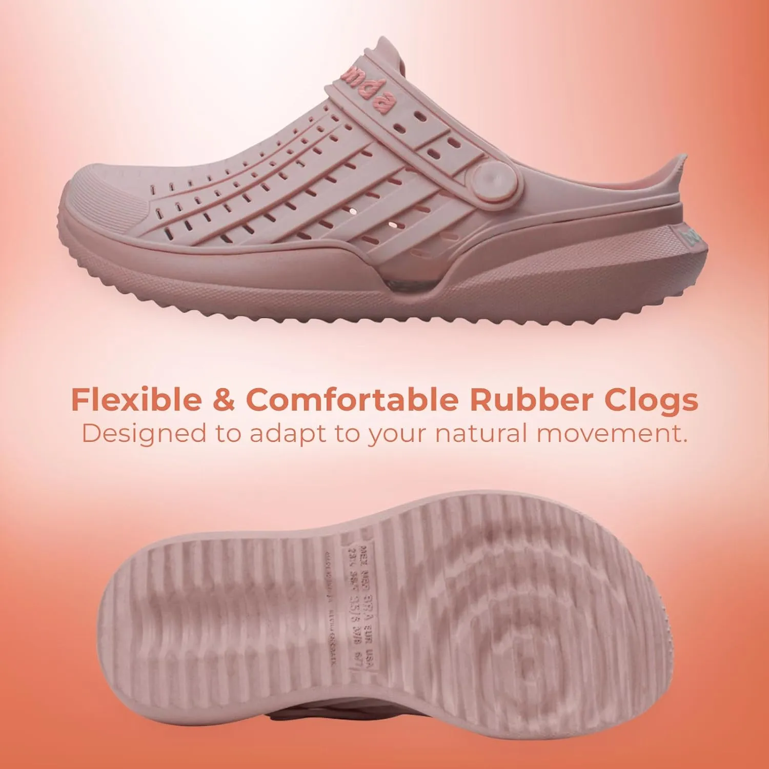 Flow - Clogs for Women | Comfortable Women’s Clogs for Everyday Use | Stylish & Durable Water Shoes | Women’s Sandals Made with Flexible Rubber | Garden Shoes with a Soft and Adaptive Fit