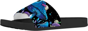 Forchrinse Colorful Tie Dye Butterfly Mens Womens Slide Sandals Lightweight Open Toe Slippers Comfort Slides for Indoor Outdoor