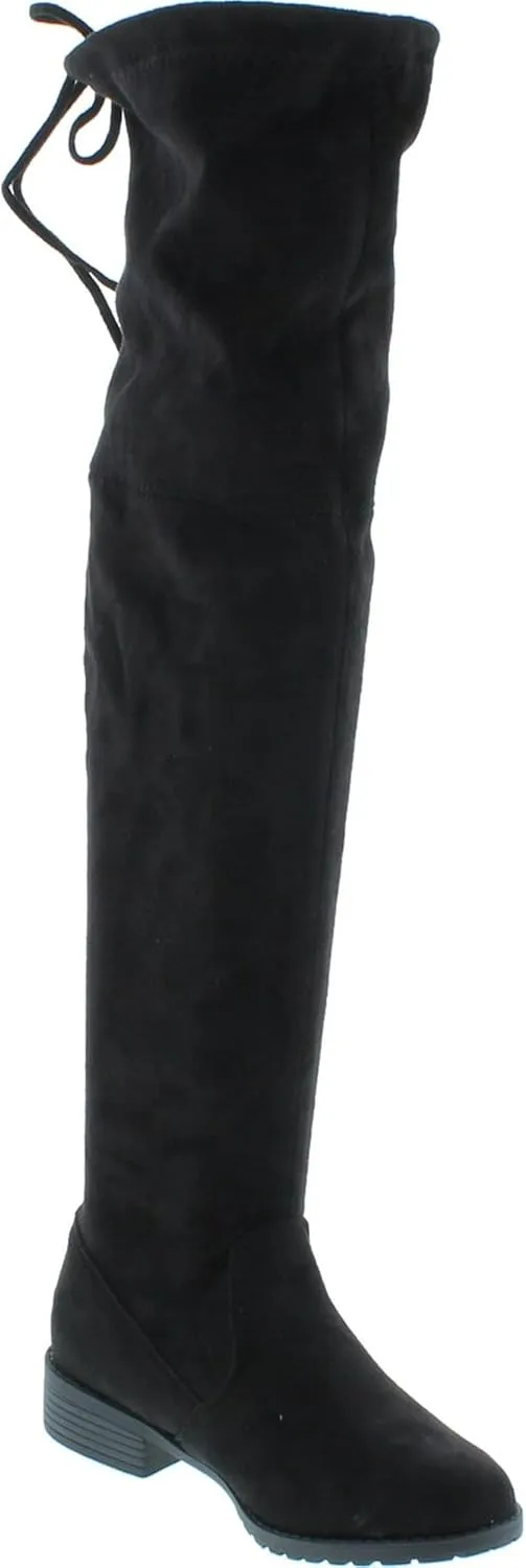 Forever Link Jalen-H4 Women's Over The Knee Thigh High Flat Boot