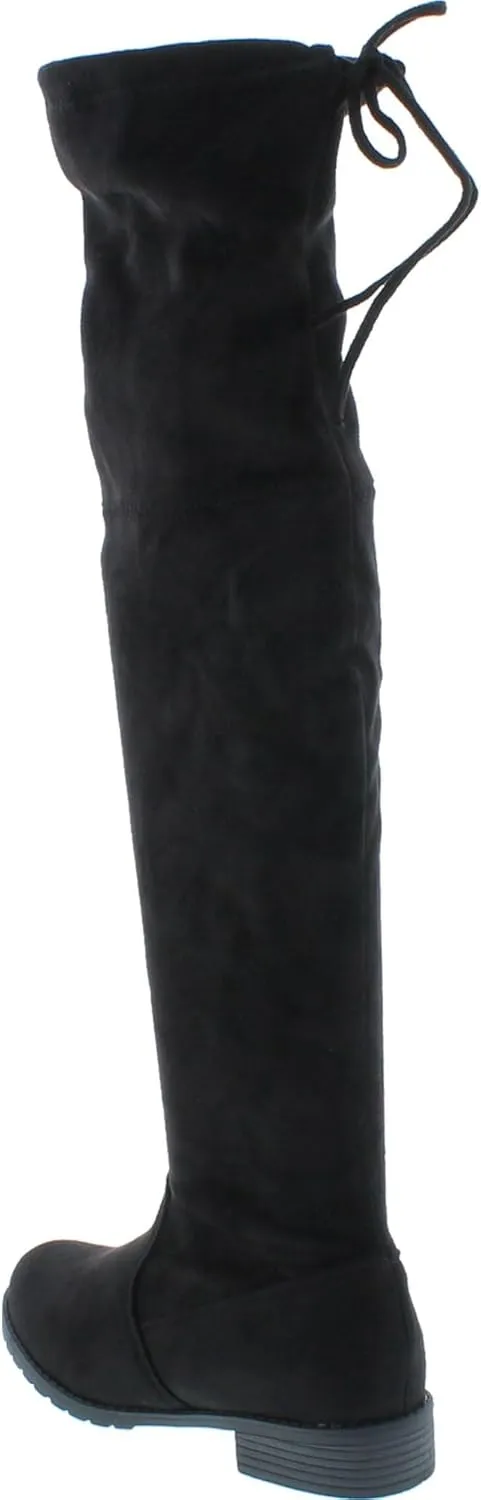 Forever Link Jalen-H4 Women's Over The Knee Thigh High Flat Boot
