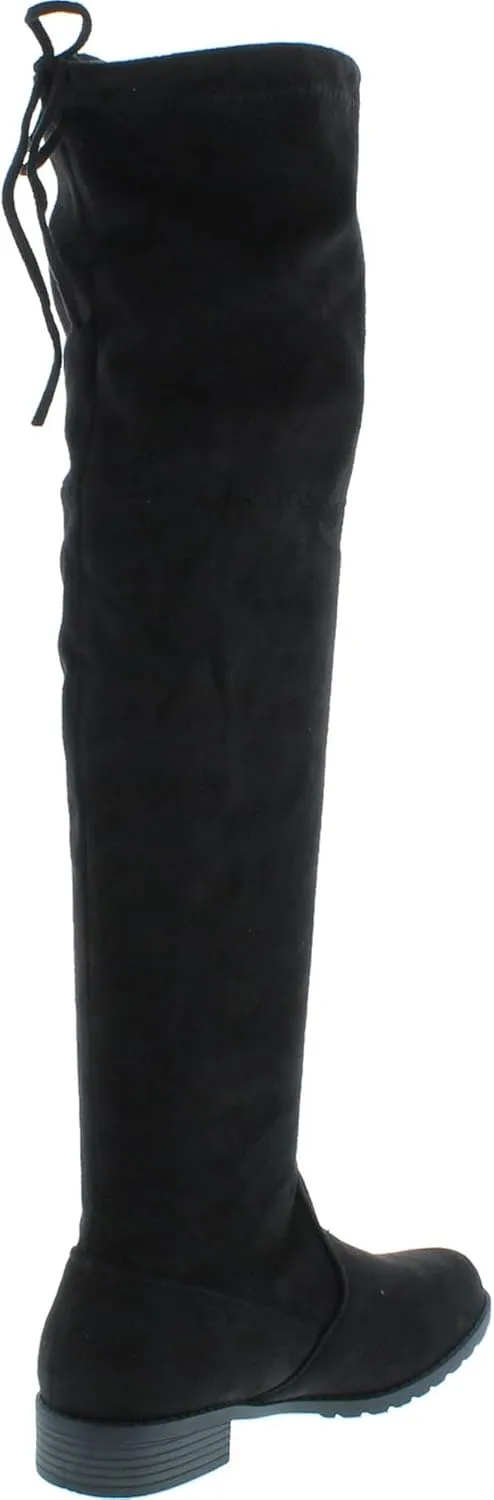 Forever Link Jalen-H4 Women's Over The Knee Thigh High Flat Boot