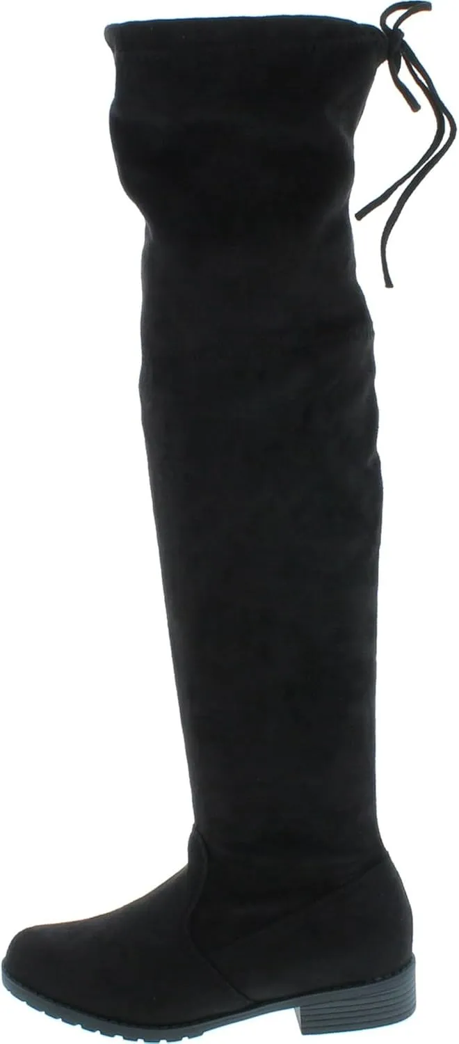 Forever Link Jalen-H4 Women's Over The Knee Thigh High Flat Boot