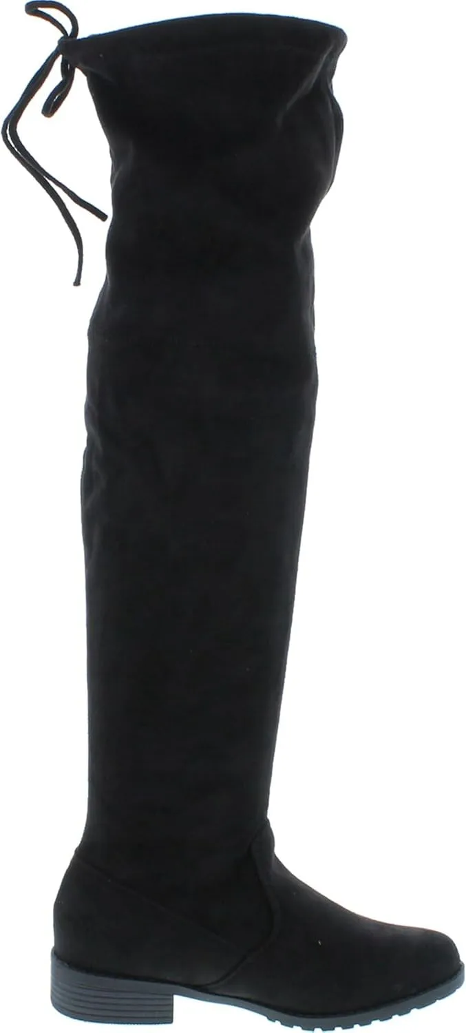 Forever Link Jalen-H4 Women's Over The Knee Thigh High Flat Boot