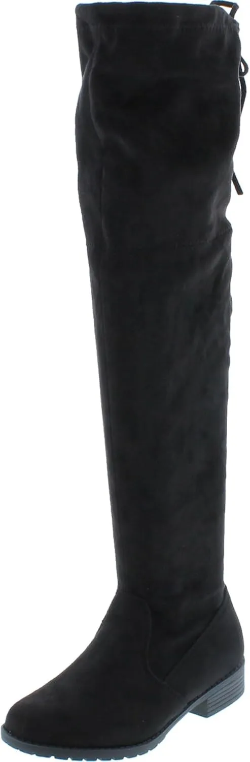 Forever Link Jalen-H4 Women's Over The Knee Thigh High Flat Boot