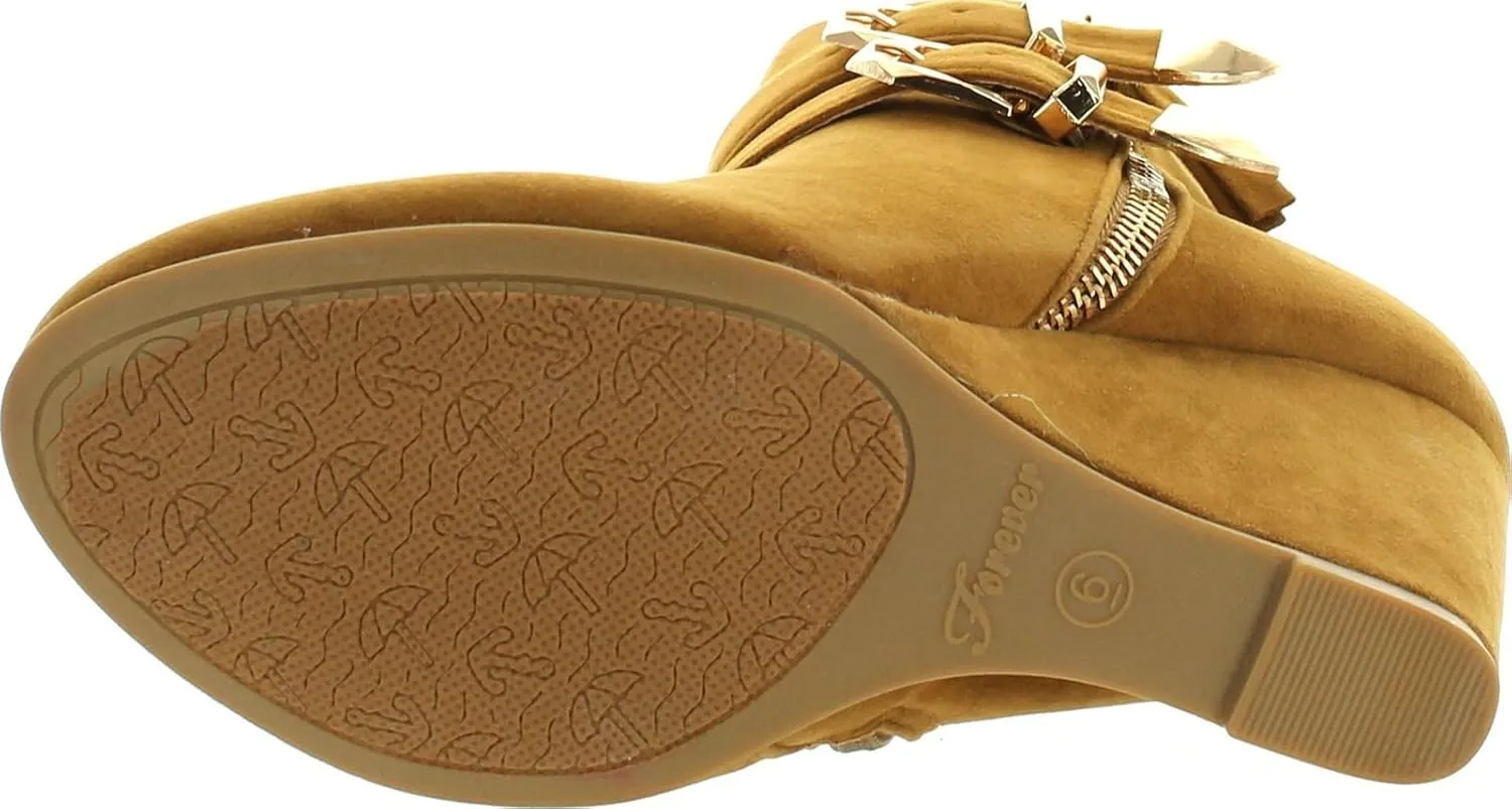Forever Women's Wedge Boots
