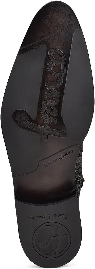 FRANCO CUADRA Men's Dress Boots in Genuine Stingray Leather Black