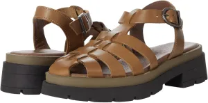 Free People Delaney Fisherman Platform - Women Platform Sandals - Leather Upper and Lining - Rubber Outsole
