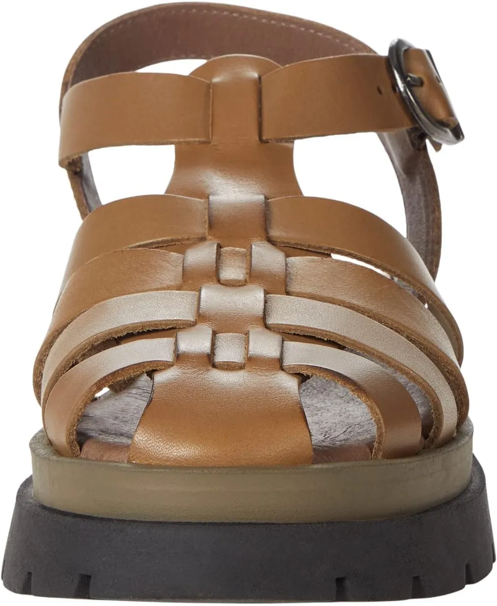 Free People Delaney Fisherman Platform - Women Platform Sandals - Leather Upper and Lining - Rubber Outsole