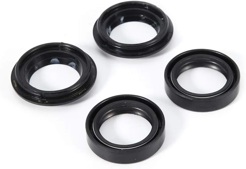 Front Fork Oil Seals Dust Boots Wiper Kit High Quality Durable Rubber Material 33x46x11mm Fit for CB400 CJ360T CB400T HAWK CM400A CM400C CM400E CM400T CB450SC CB450T HAWK CM450A