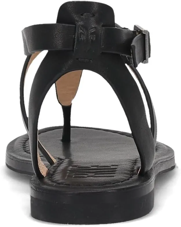 Frye Taylor Women’s Sandals - Soft Full-Grain Leather with Padded Footbed, Adjustable Ankle Strap, and Flexible Rubber Outsole with Low Heel