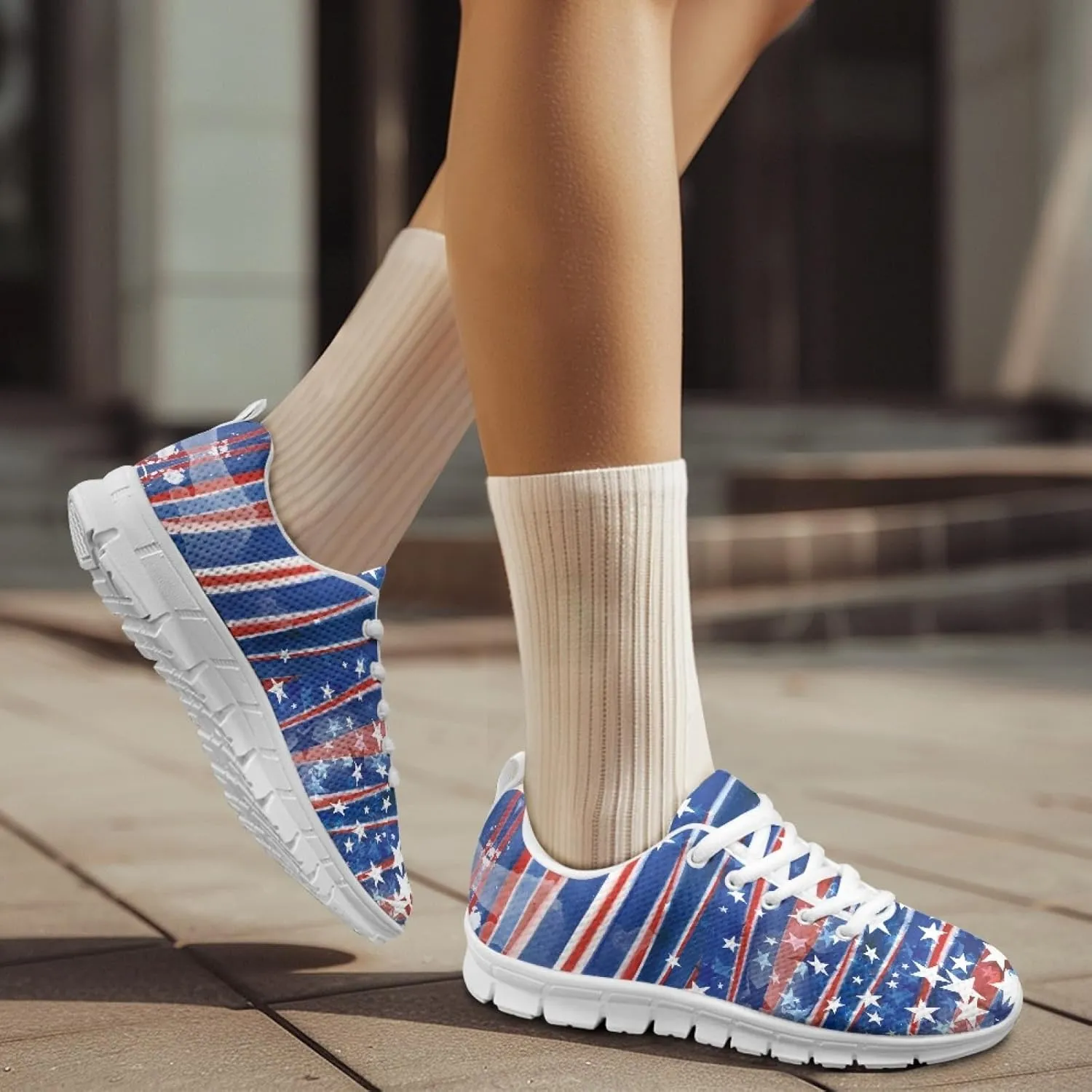 Go Walk Shoes for Women Men Breathable Mesh Road Running Shoes Teens Girls Boys Travel Sneakers