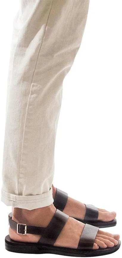 Golan - Leather Two Strap Sandal - Mens Sandals