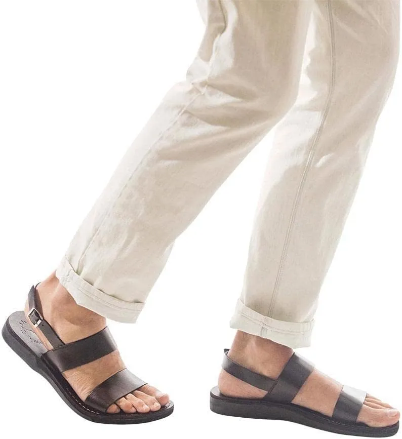 Golan - Leather Two Strap Sandal - Mens Sandals